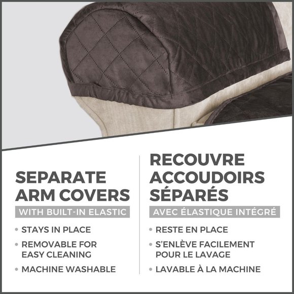 Brown Plush Sofa Cover - Picture 2 of 3